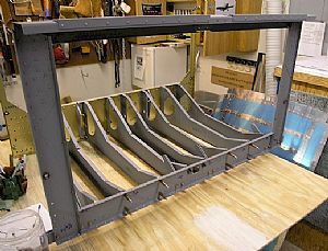 Clecoed on the F-705 bulkhead assembly