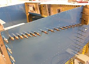 Clamp it on and drilled the holes