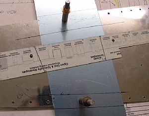 Transferred the template lines to the F-9101 web