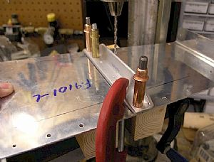 Drilled the 3/32 holes first