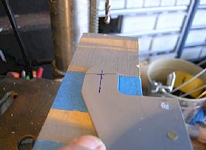 Now to drill the holes in the pedal horns
