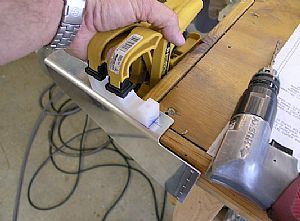 Drilling the brace