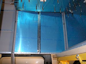 Cleced in the vertical rib