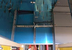 Clecoed the F-750 aft baggage side covers to the F-722 and F-724 ribs