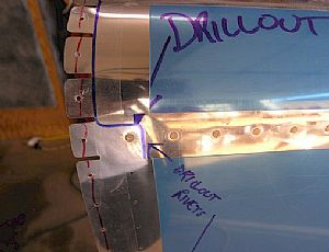Drilled out a rivet that shouldn't have gone in