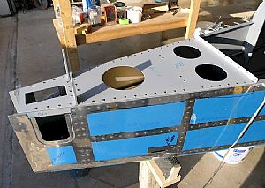 Riveted the Aft Deck