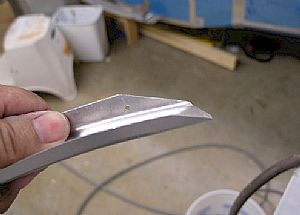 Here are the cuts on the top end flanges