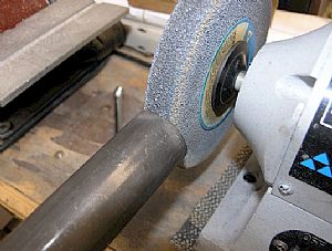 Grinding the pipe