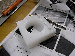Time to drill the holes in the F-6125 block