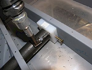 Final drilled the holes from the F-6125 block into the rib