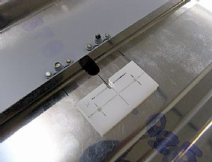 Positioning the first wear block