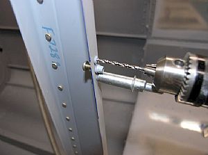 Nutplate trick for tight spots