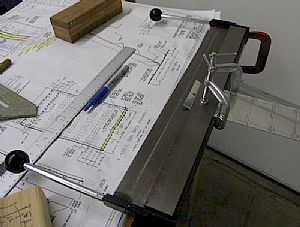 Making the bend in the top sheet of the F-741