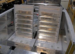 Seat backs are finished