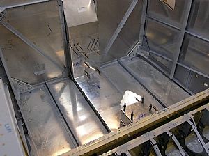 Clecoed on the F-6O1 K firewall recess