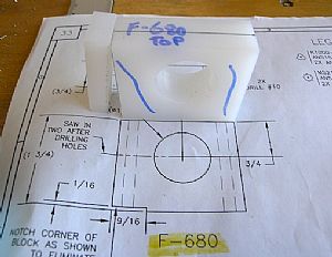 Working on the F-680 block