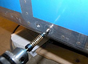 Now to drill the holes to their full size