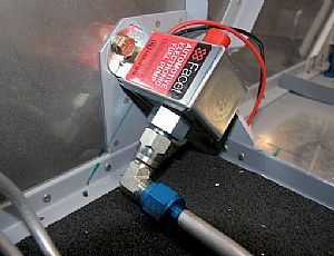Here's the connection to the 90 degree fitting