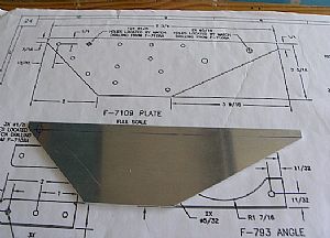 Made the reinforcement F-7109 Plate
