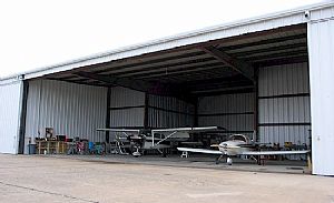 DUDE! New hangar!