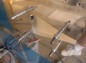 Oh my gawd! He drilled holes in the fuselage!
