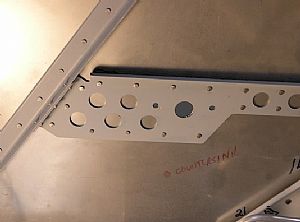 Drilled the holes in the Gascolator bracket