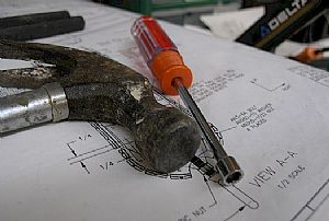 Now to remove the nail from the pop-rivet