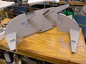 A little pre-riveting before installing the panel deck