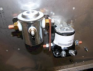 Bolted on the relays