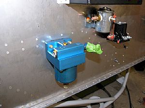 Installed the Gascolator