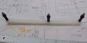 Drilled the holes in the UHMV bar