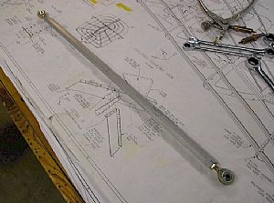 Put the F-665 Control Column Pushrod together
