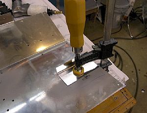 Time to drill some holes into the trim bracket