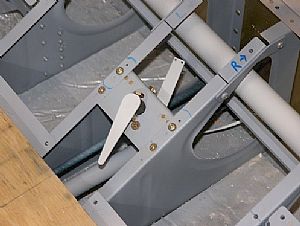 Installed the control assembly on the floor ribs