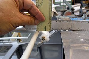 Positioning the rear track assembly