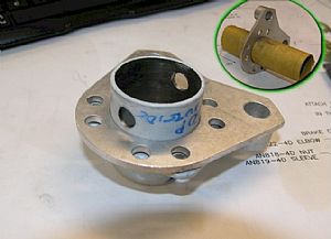 Mounted the brake mounting plate