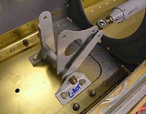 Bolted the bell crank assembly to the wing spar
